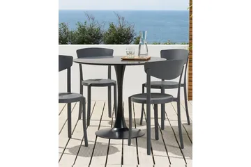 Maple Creek Spisestol Udendørs - Mørkegrå - Havemøbler - Balkon - Balkonmøbler - Altanstole