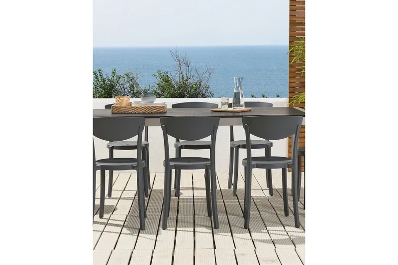 Maple Creek Spisestol Udendørs - Mørkegrå - Havemøbler - Balkon - Balkonmøbler - Altanstole