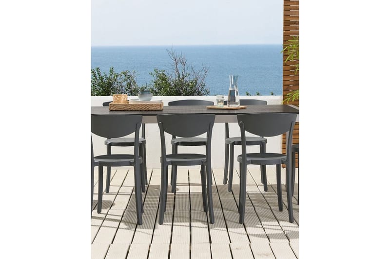 Maple Creek Spisestol Udendørs - Mørkegrå - Havemøbler - Balkon - Balkonm øbler - Altanstole