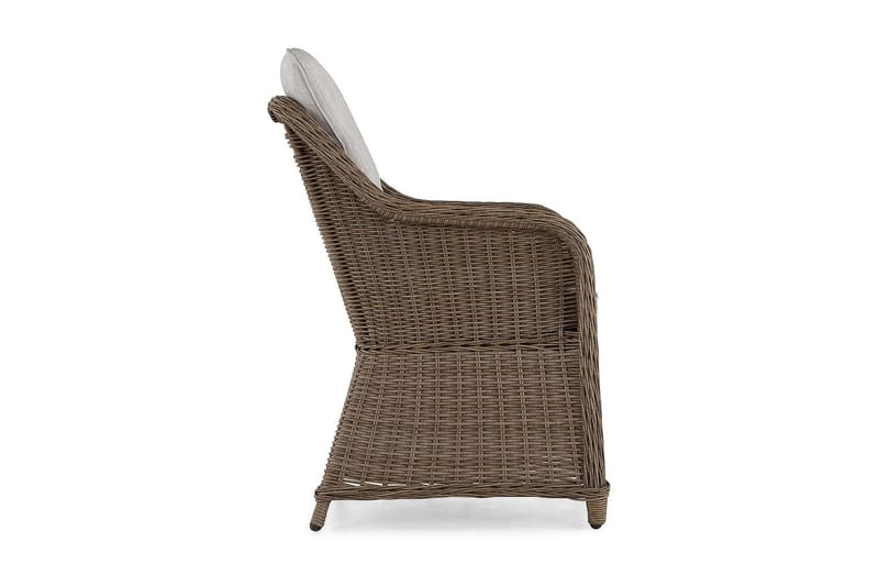 Marcus udendørs lænestol i kunstflet loungestol - Natur - Havemøbler - Balkon - Balkonmøbler - Altanstole