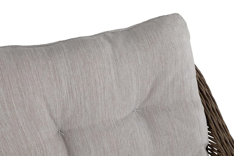 Marcus udendørs lænestol i kunstflet loungestol - Natur - Havemøbler - Balkon - Balkonmøbler - Altanstole