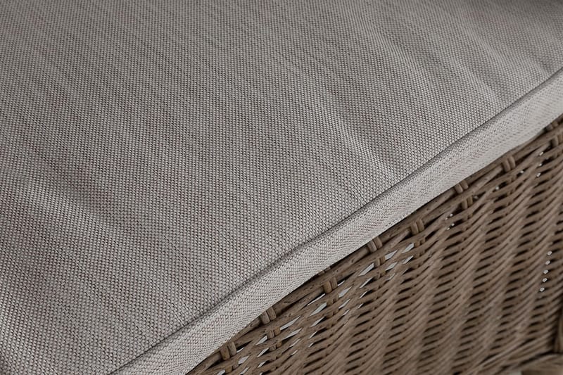 Marcus udendørs lænestol i kunstflet loungestol - Natur - Havemøbler - Balkon - Balkonmøbler - Altanstole