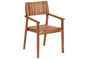 Matstol Beliani Agello set om 2 Light wood - Havemøbler - Balkon - Balkonmøbler - Altanstole