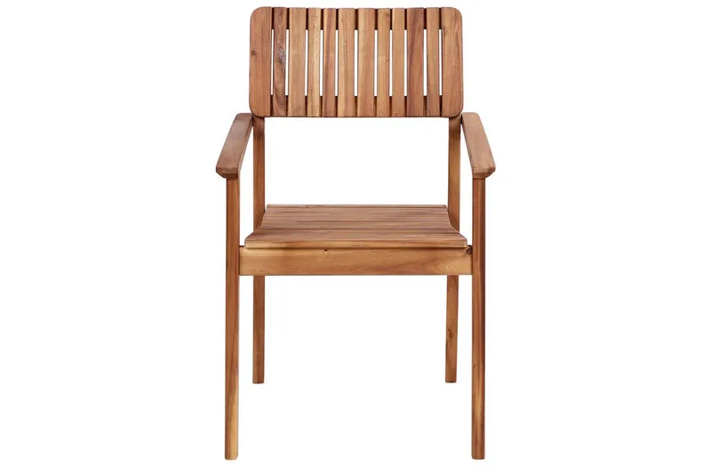 Matstol Beliani Agello set om 4 Light wood - Havemøbler - Balkon - Balkonmøbler - Altanstole