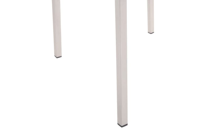 Matstol Beliani Grosseto set om 6 Sandbeige/silver/ljust trä Black||Silver - Havemøbler - Balkon - Balkonmøbler - Altanstole