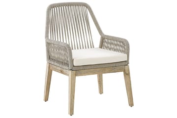 Matstol Beliani Olbia set om 2 Cream white - Havemøbler - Balkon - Balkonmøbler - Altanstole