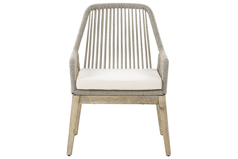 Matstol Beliani Olbia set om 2 Cream white - Havemøbler - Balkon - Balkonmøbler - Altanstole