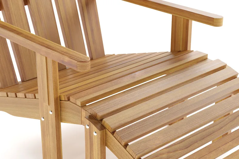 Menorca armstol – liggestol i træ til udendørs brug - Teak / Natur - Havemøbler - Loungemøbler - Loungestol udendørs