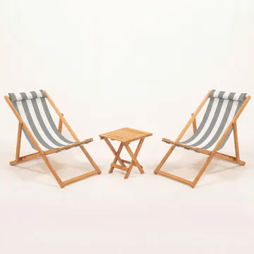 Netira Loungesæt med bord udendørs