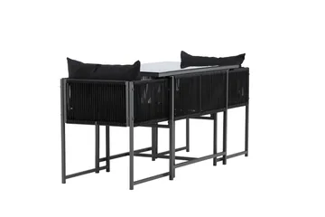 Noto Altangruppe 2-personers - Beige - Havemøbler - Balkon - Balkonmøbler - Altansæt