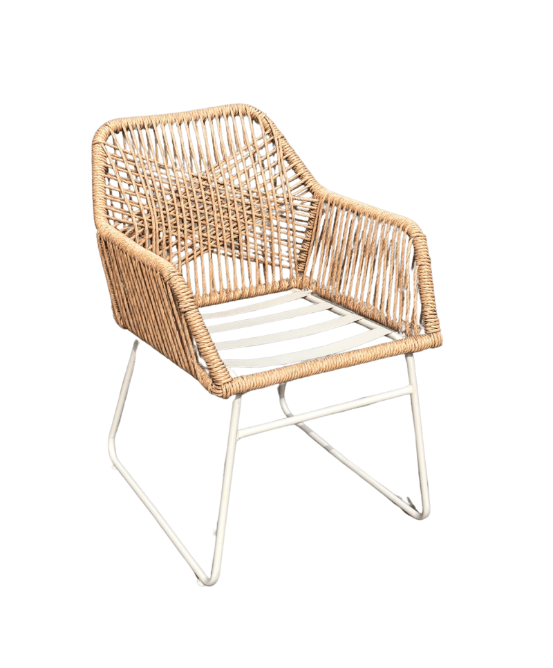 Palermo Bistro Sæt med Seville lænestole - Grå/Beige/Sand - Havemøbler - Balkon - Balkonmøbler - Altansæt