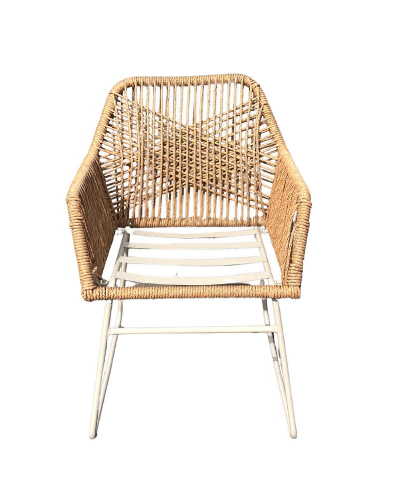 Palermo Bistro Sæt med Seville lænestole - Grå/Beige/Sand - Havemøbler - Balkon - Balkonmøbler - Altansæt