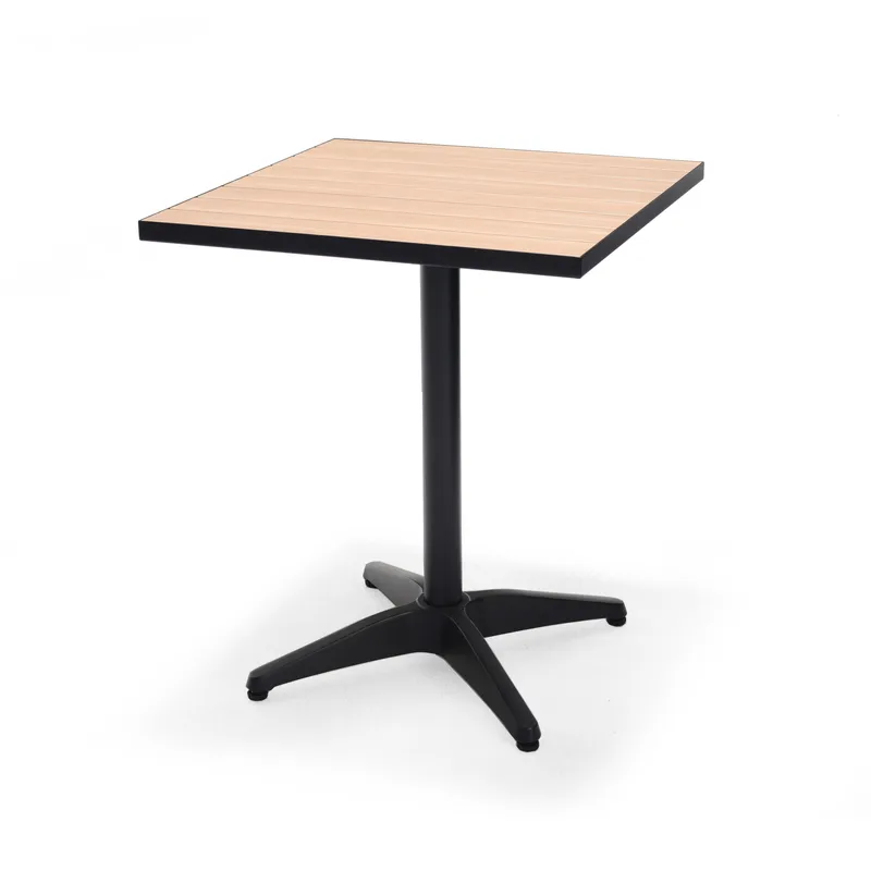 Panama Udendørsbord Bistro 64 cm, Træ/Sort