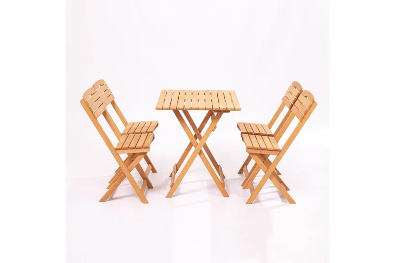 Parwati Altangruppe 4-personers - Brun - Havemøbler - Balkon - Balkonmøbler - Altansæt