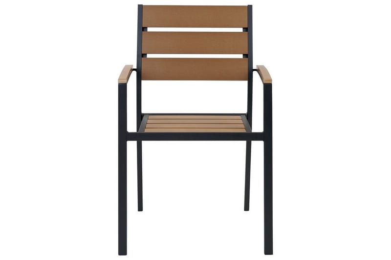 Pereta Armstol - Lysebrun/Sort - Havemøbler - Balkon - Balkonmøbler - Altanstole
