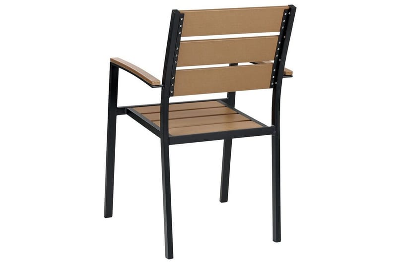 Pereta Armstol - Lysebrun/Sort - Havemøbler - Balkon - Balkonmøbler - Altanstole