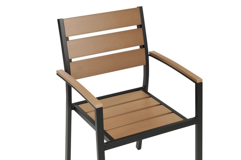 Pereta Armstol - Lysebrun/Sort - Havemøbler - Balkon - Balkonmøbler - Altanstole