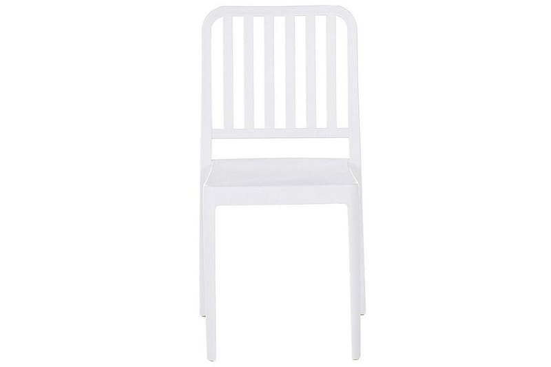 Pesaro Spisestol Udendørs - Hvid - Havemøbler - Balkon - Balkonmøbler - Altanstole
