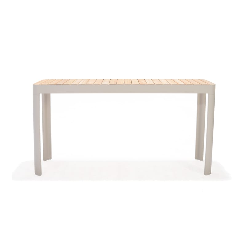 Portals Altan Sæt bord + 2 carver stole - Lys Ecru/Koralsand - Havemøbler - Balkon - Balkonmøbler - Altansæt