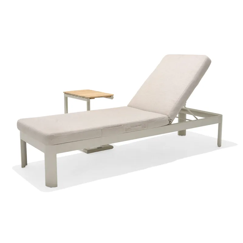 Portals Solseng + C-form sidebord, Beige/Træ