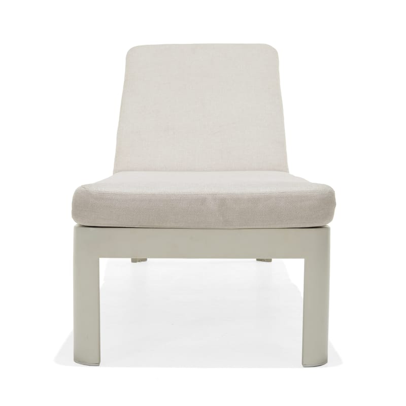 Portals Solseng + C-form sidebord - Beige/Træ - Havemøbler - Havestole - Solstole