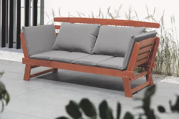 Portici Havesofa 210 cm - Træ / natur - Havemøbler - Balkon - Balkonmøbler - Altanbænke