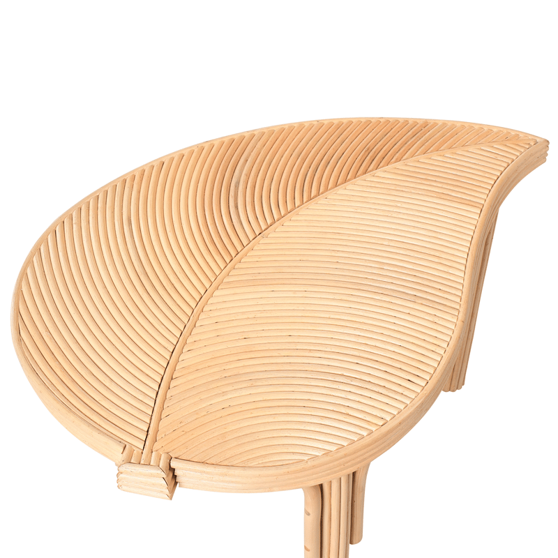 Sæt med 3 udendørs sofaborde Paralia i rattan - Natur/Beige - Havemøbler - Balkon - Balkonmøbler - Altanborde