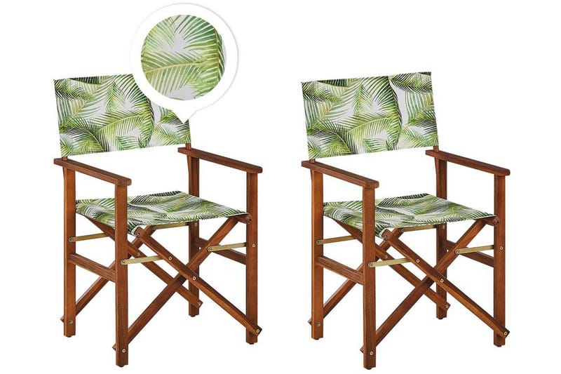 Salve Armstol - Brun/Grøn/Hvid - Havemøbler - Balkon - Balkonmøbler - Altanstole