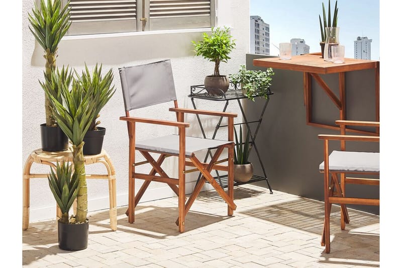 Salve Armstol - Brun/Grøn/Hvid - Havemøbler - Balkon - Balkonmøbler - Altanstole