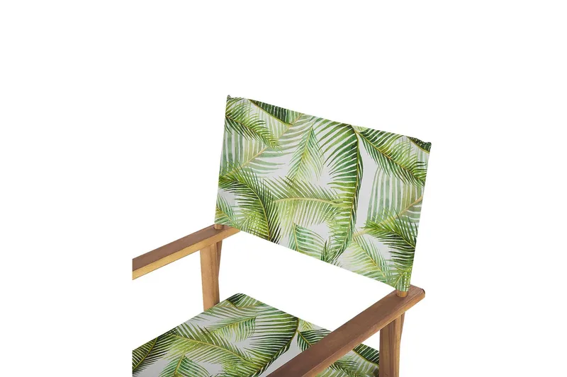 Salve Armstol - Brun/Hvid/Grøn - Havemøbler - Balkon - Balkonmøbler - Altanstole