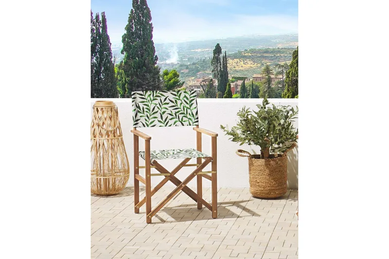 Salve Armstol - Grå/Brun/Grøn - Havemøbler - Balkon - Balkonmøbler - Altanstole