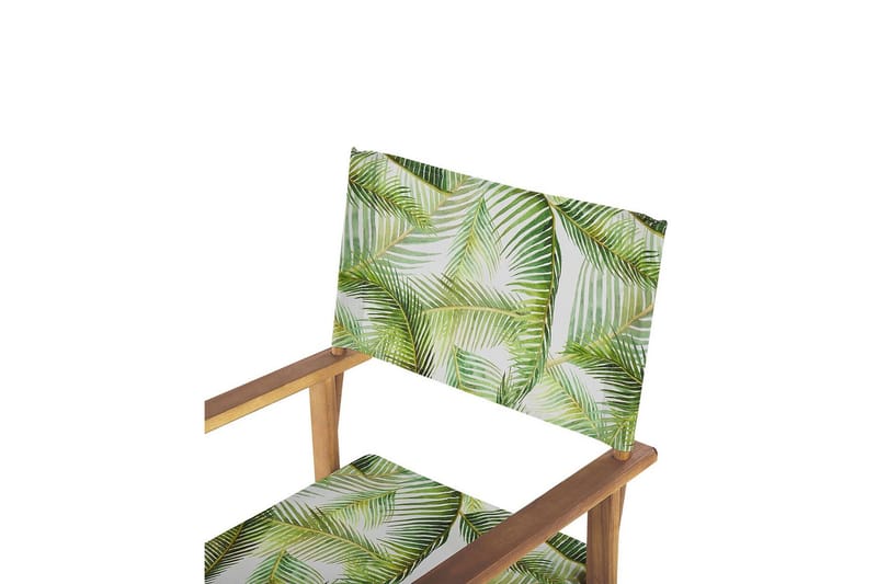 Salve Armstol - Grøn/Hvid/Lysebrun - Havemøbler - Balkon - Balkonmøbler - Altanstole