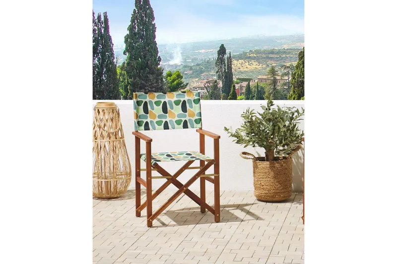 Salve Armstol - Grøn/Orange - Havemøbler - Balkon - Balkonmøbler - Altanstole