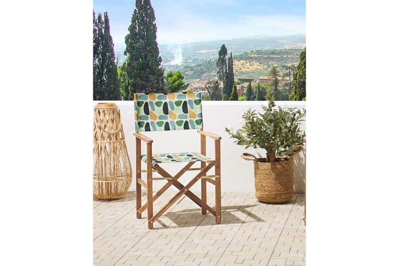 Salve Armstol - Grøn/Orange - Havemøbler - Balkon - Balkonmøbler - Altanstole