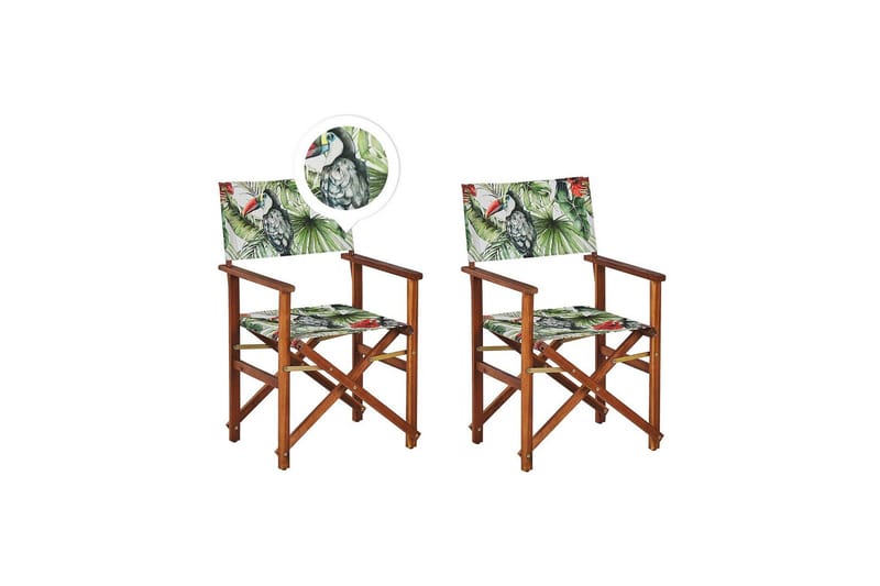 Salve Armstol - Grøn/Rød - Havemøbler - Balkon - Balkonmøbler - Altanstole