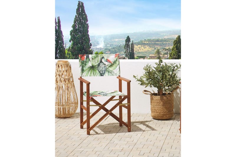 Salve Armstol - Grøn/Rød - Havemøbler - Balkon - Balkonmøbler - Altanstole