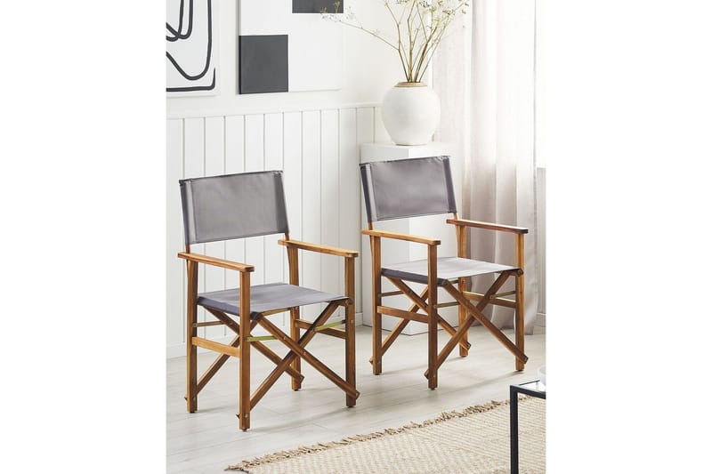 Salve Armstol - Lysebrun/Grå - Havemøbler - Balkon - Balkonmøbler - Altanstole