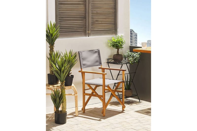 Salve Armstol - Lysebrun/Grå - Havemøbler - Balkon - Balkonmøbler - Altanstole