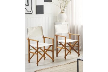 Salve Armstol - Lysebrun/Hvid - Havemøbler - Balkon - Balkonmøbler - Altanstole