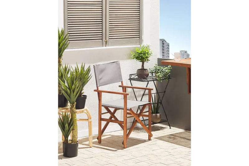 Salve Armstol - Mørkebrun/Grå - Havemøbler - Balkon - Balkonmøbler - Altanstole