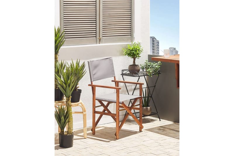 Salve Armstol - Mørkebrun/Grå - Havemøbler - Balkon - Balkonmøbler - Altanstole