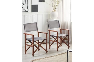 Salve Armstol - Mørkebrun/Grå - Havemøbler - Balkon - Balkonmøbler - Altanstole