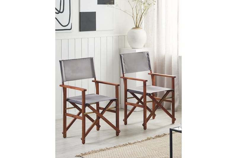 Salve Armstol - Mørkebrun/Grå - Havemøbler - Balkon - Balkonmøbler - Altanstole