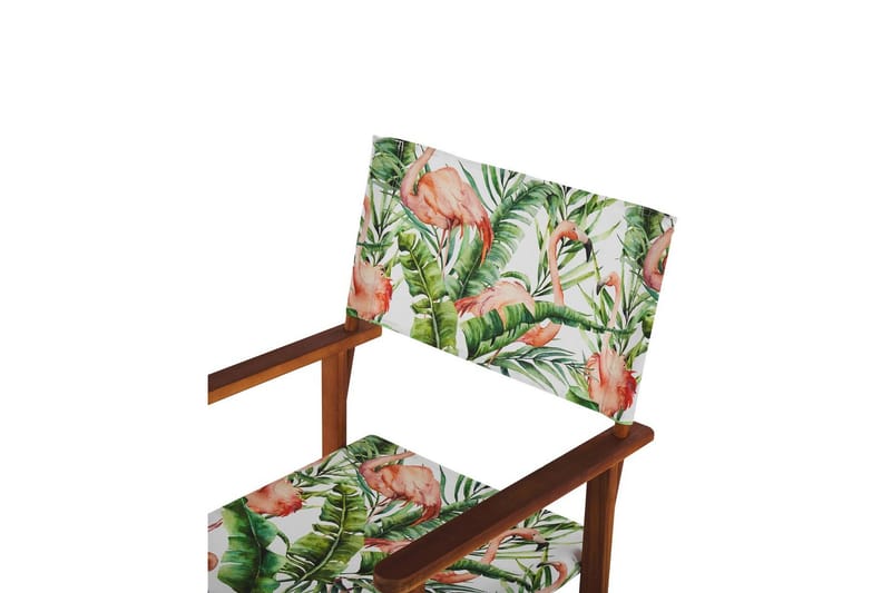 Salve Armstol - Mørkebrun/Grøn/Pink - Havemøbler - Balkon - Balkonmøbler - Altanstole