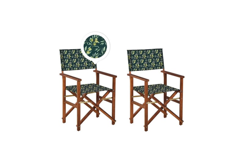 Salve Armstol - Mørkegrøn/Mørkebrun - Havemøbler - Balkon - Balkonmøbler - Altanstole