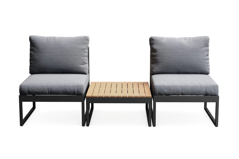 Samira Loungeset Udendørs, Grå