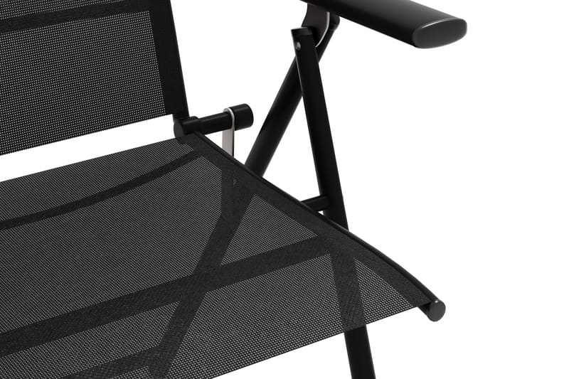 Sanna Positionsstol Udendørs - Sort - Havemøbler - Balkon - Balkonmøbler - Altanstole