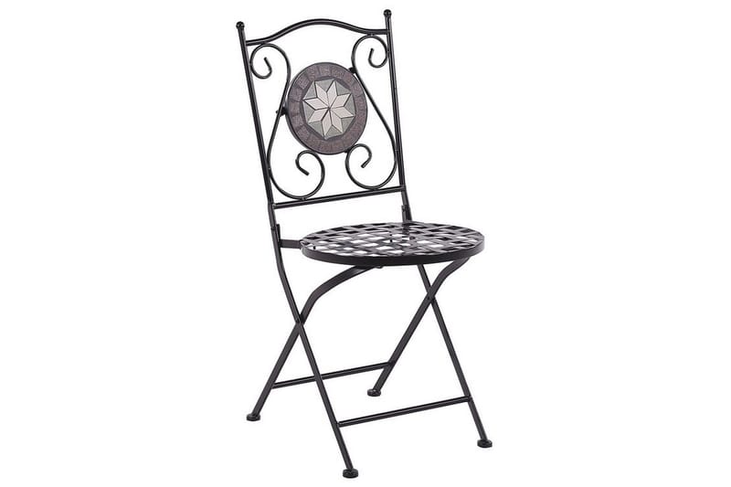 Sannicola Spisestol Udendørs - Sort - Havemøbler - Balkon - Balkonmøbler - Altanstole