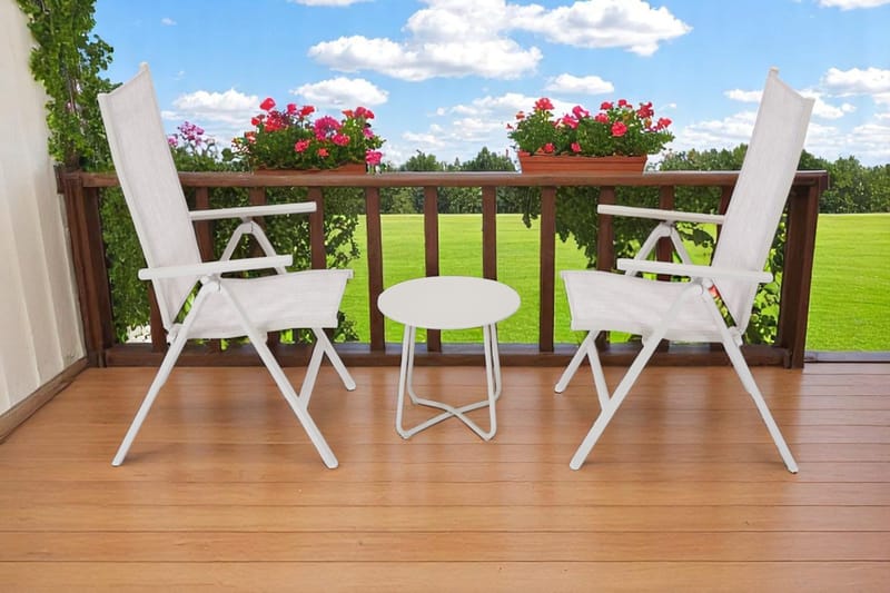 Seville Sidebord Rund Ø45 cm - Koralsand - Havemøbler - Balkon - Balkonmøbler - Altanborde