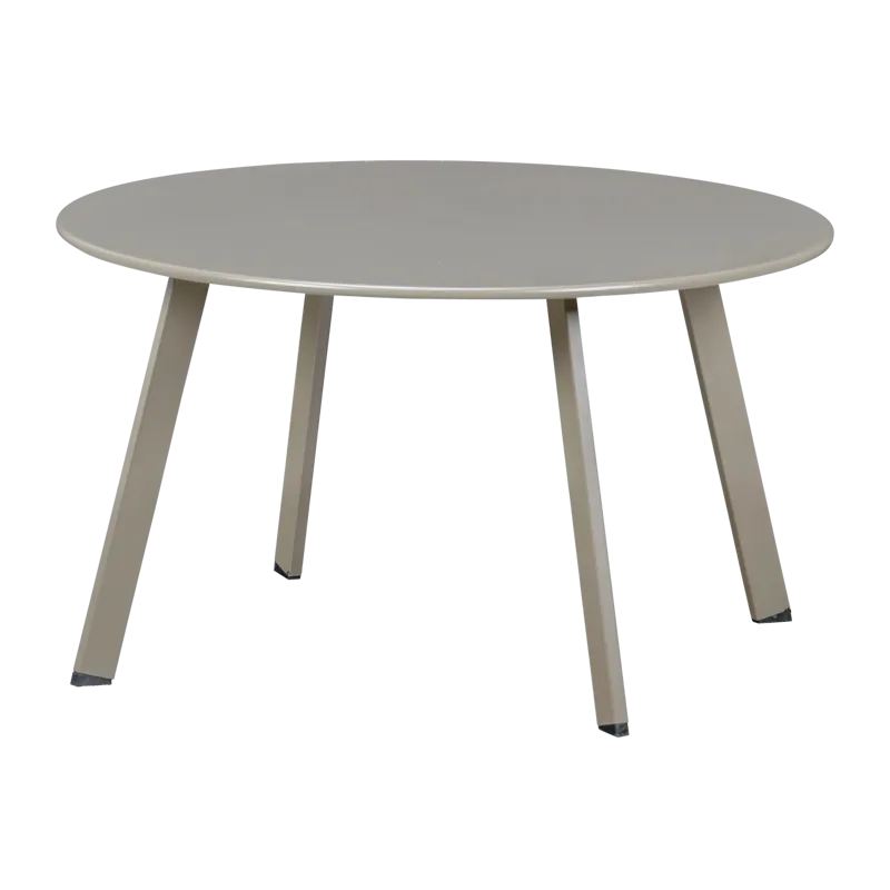 Sidebord Fer 70 cm rundt udendørs, Sand